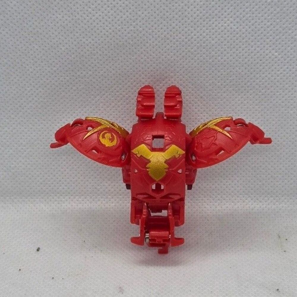 Spin Master Bakugan Pyrus Dragonoid Transforming Action Figure Red Gold